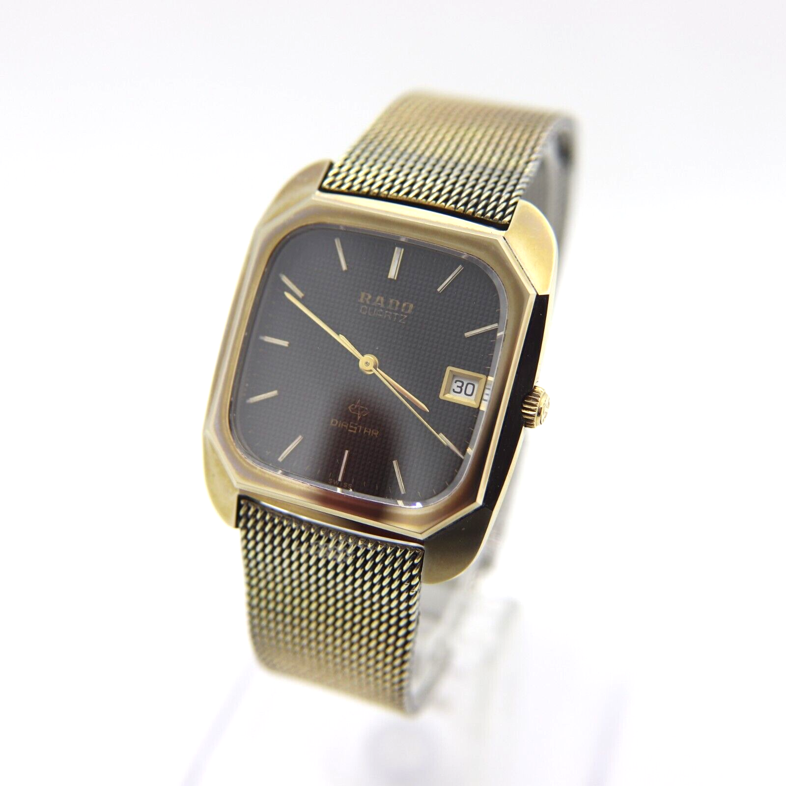 ラドー ダイヤスター デイト ブラック クォーツ メンズ 腕時計 RADO