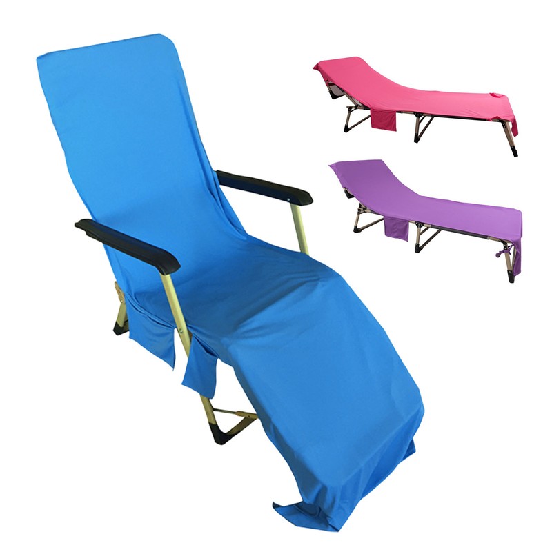 Towel Outdoor Sun Lounger Cover Microfiber Pool Chair Towel
