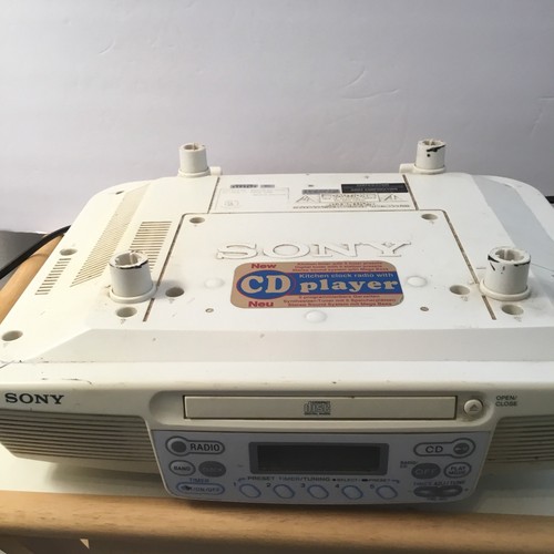 Sony Under Cabinet Cd Player And Radio Model ICFCD533