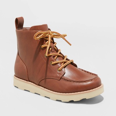 cat & Jack Boys Lace Up Bosley Boots 88435812 1 6