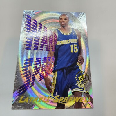 1995-96 Topps Stadium Club Warp Speed Latrell Sprewell WS12 Golden State Warrior