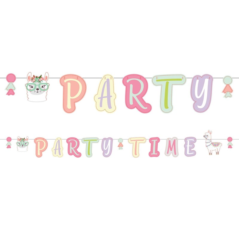 Lama Pastell Geschirr Dekoration Baby Dusche Geburtstag Party Banner Picnic Sets
