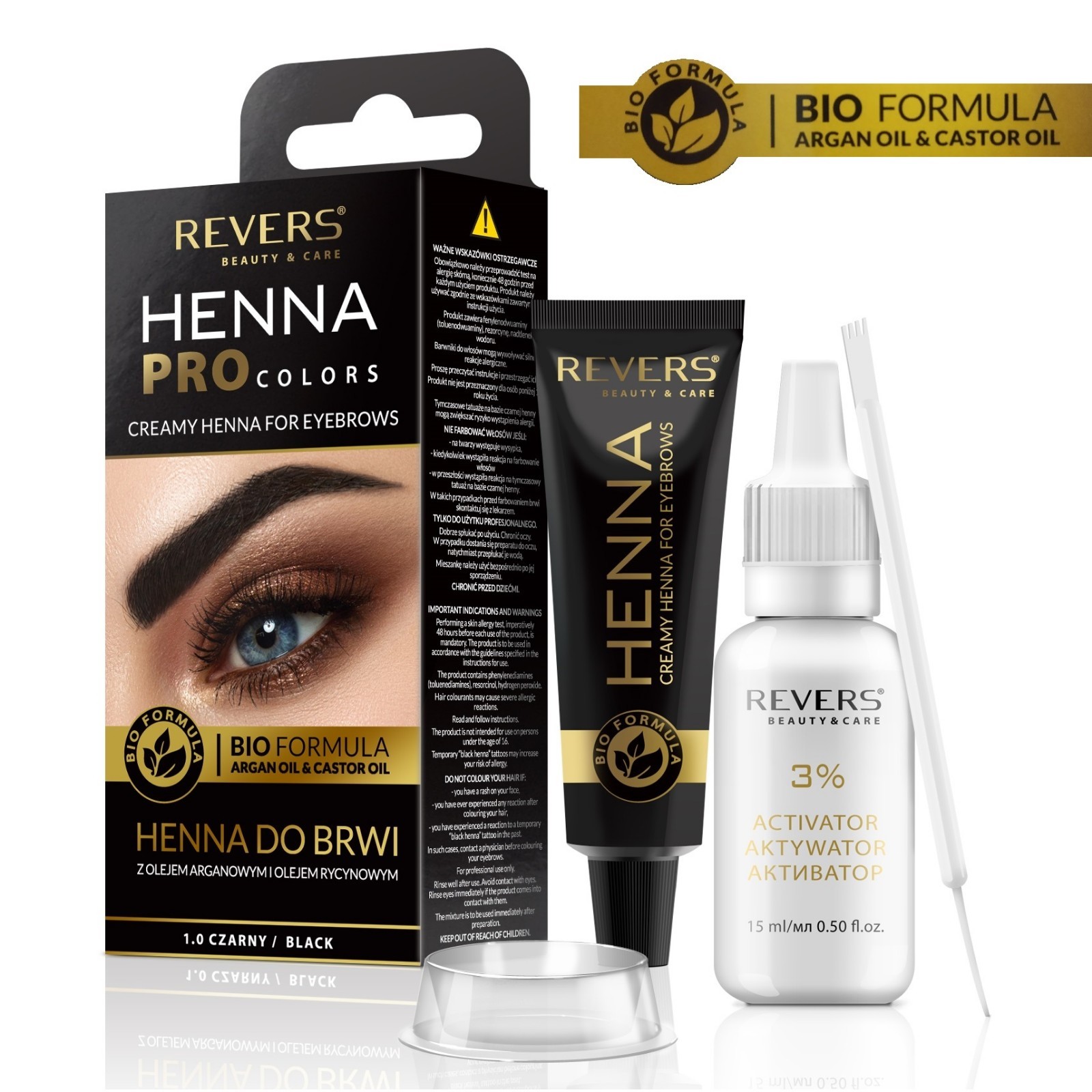 Краска для бровей revers Henna