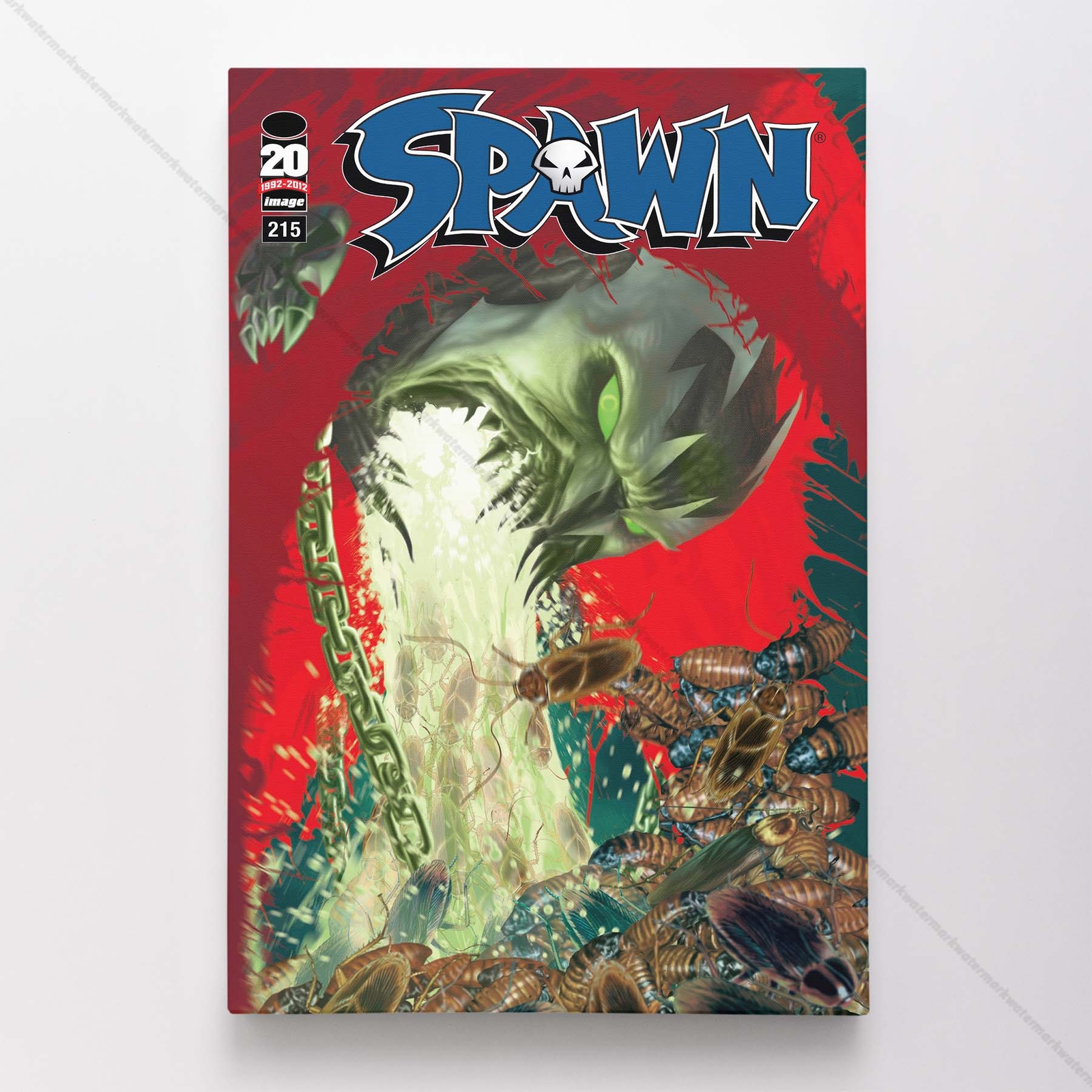 Spawn 215 Poster Canvas Comic Book Cover Art Print #A
