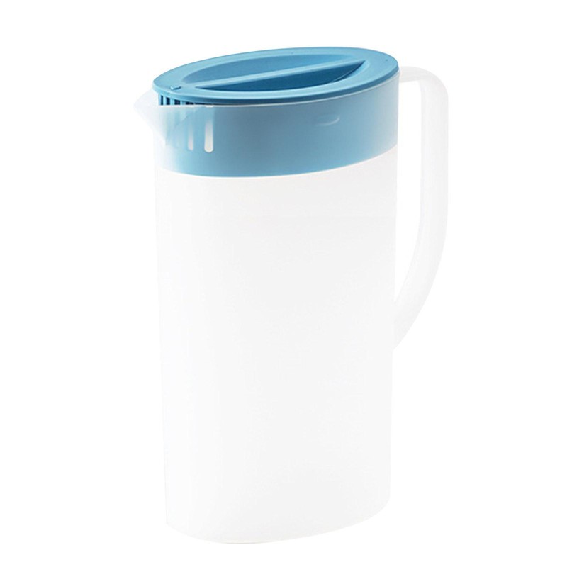 Plastic Fridge Jug w/ Handle & Lid Water Juice Cocktail Drink Milk Pitcher