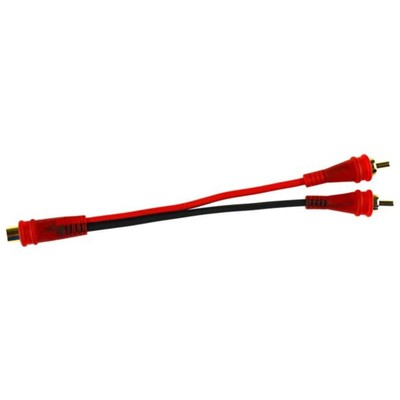 Audiopipe 6'' Frosted Female To Two Male RCA Cable (Single) / AP-YF-2M