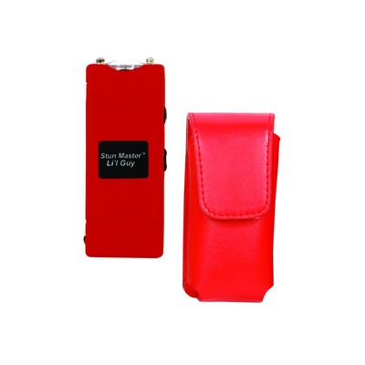 Video of Li'l Guy 60,000 Volt Red Stun Gun and Leatherette Holster - Lot of 2
