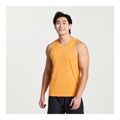 

Saucony Men Секундомер Singlet Marigold Heather  Clothing