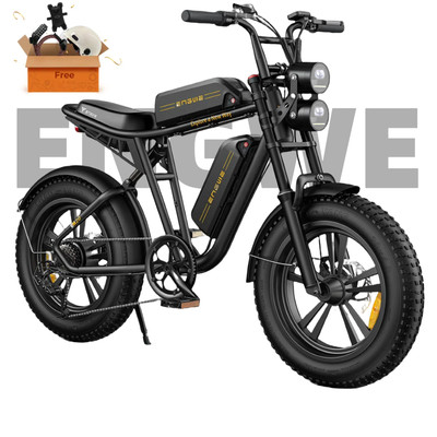 ENGWE M20 750W 48V/26AH Electric Bike 20'' Fat Tire Ebike E-Bicycle Machine Brake