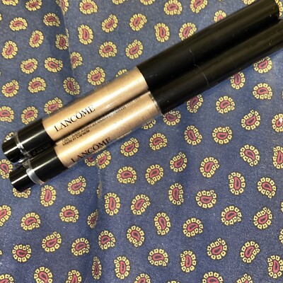LANCOME Click & Glow Highlighter 04 Lumieres De Bronze Skin Fluid Liquid x2 Lot
