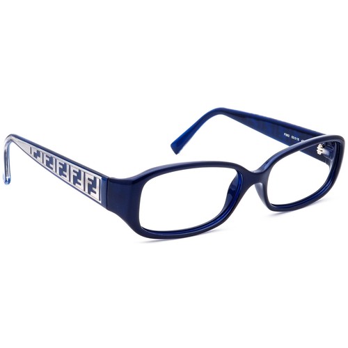 Fendi Women's Eyeglasses F983 424 Blue Rectangular Frame