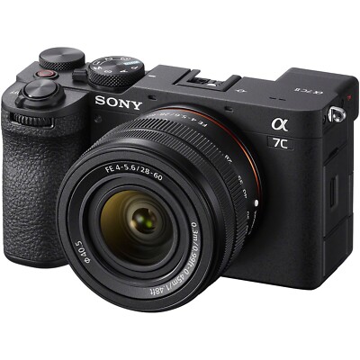 New Sony Alpha a7C II Digital Camera with 28-60mm Lens Black