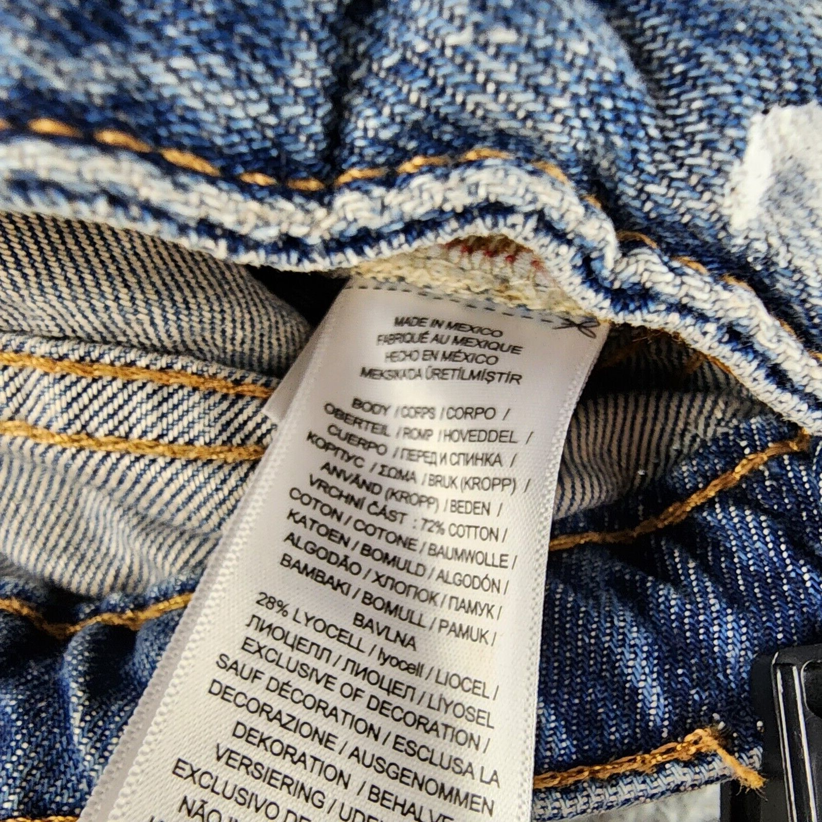 Polo Ralph Lauren Paint Print Astor Slim Boyfriend Jeans Girls' 5 Blue Zip Fly - Picture 10 of 12