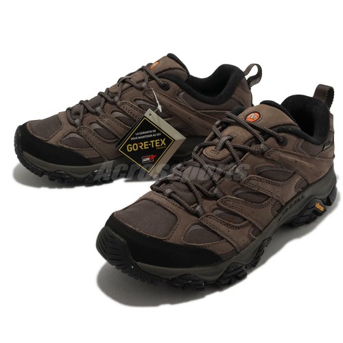 Pre-owned Merrell Moab 3 Smooth Gtx Gore-tex Brown Black Men Outdoors Hiking Shoes J036365
