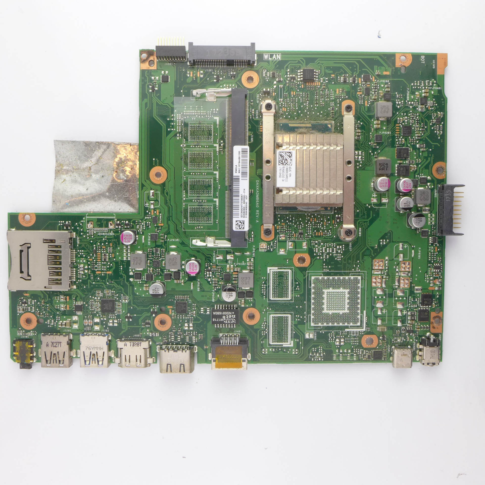 ASUS R540L R540LA Mainboard i3-5005U Motherboard