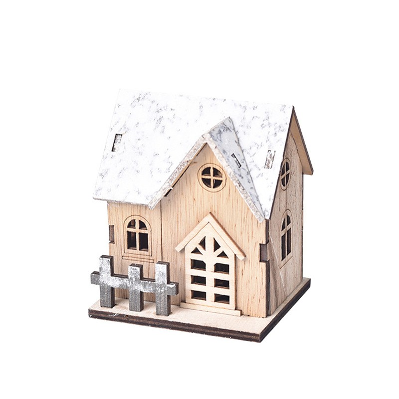 New 3D DIY Miniature Wooden Dollhouse Handcrafted Toys Building Doll Houses Gift