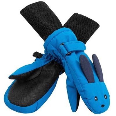 Waterproof Kids Gloves with Fun Creatures - Gloves with Thinsulate, Medium