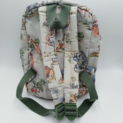 Cath Kidston Kids Mini Rucksack Backpack Safari Animals Khaki Children Purse