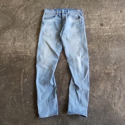 Levi's Engineered 502 Jeans 31x33 Blue Light Wash Twisted Stretch Tag 32x34