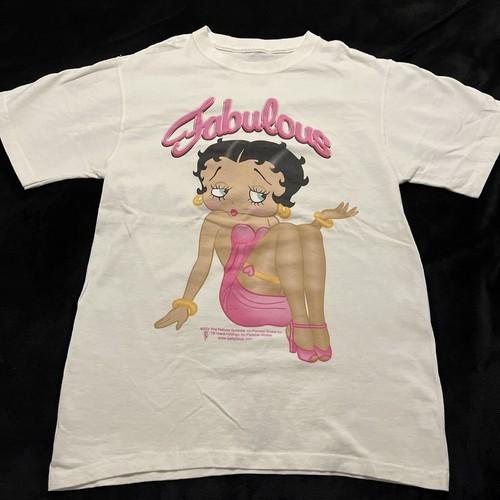 トップス FRUIT OF THE LOOM made in USA BETTY BOOP Vintage Betty Boop “Fabulous” T shirt Fruit of the Loom Size