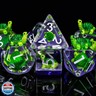 DND Resin Tortoise Dice Set, DandD Polyhedral Dice for Dungeons and Dragons RPG, MTG Role Playing Games D and D Dice 7pcs D20 D12 D10 D8 D6 D4