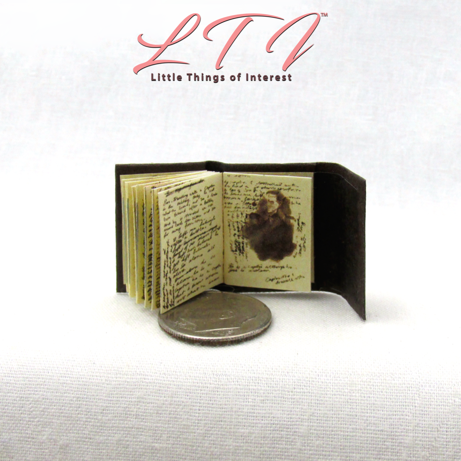 JOURNAL OF IMPOSSIBLE THINGS 1:12 Scale Miniature Readable Illustrated Book