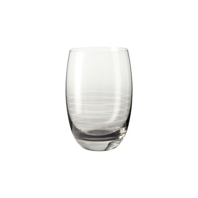 Leonardo Swing Cheers 16 ounce Tumbler Glasses, Set of 6 - Basalto