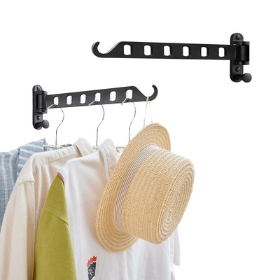 Laundry Drying Rack Wall Mounted Clothes Drying Rack Clothes Hanger Black