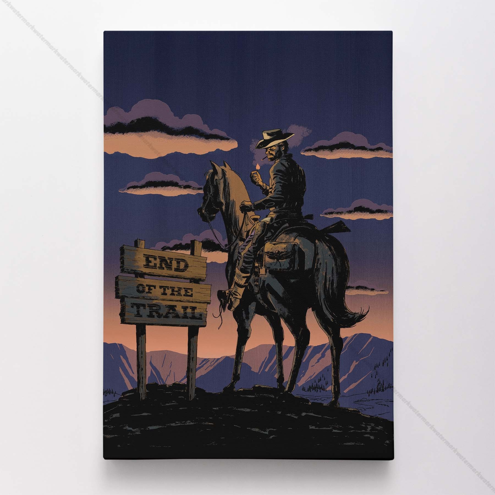 All-Star Western Poster Canvas Comic Book Cover Art DC Print #41498