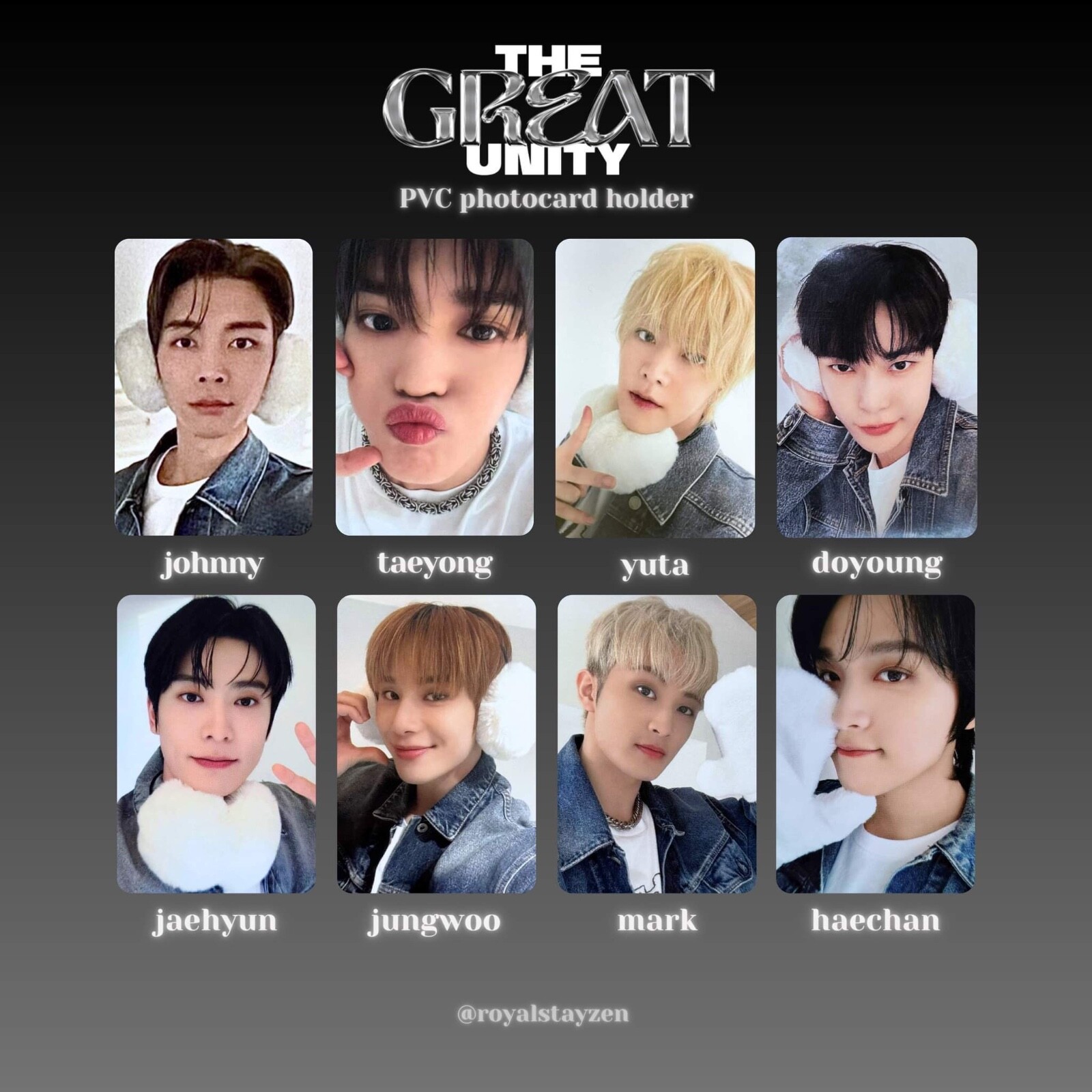 NCT 127 THE GREAT UNITY EXHIBITION PVC PHOTOCARD HOLDER