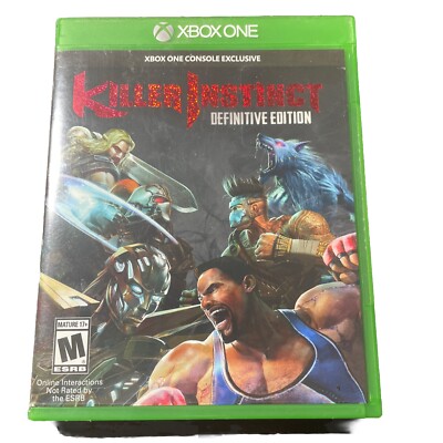 Killer Instinct: Definitive Edition COMPLETE w/ Soundtrack and Inserts Xbox One