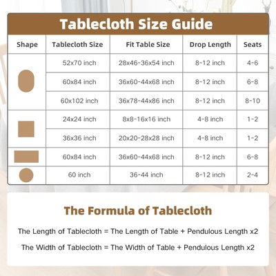 Faux Linen Small Square Tablecloth Farmhouse End Table Cloth Wrinkle Resistan...