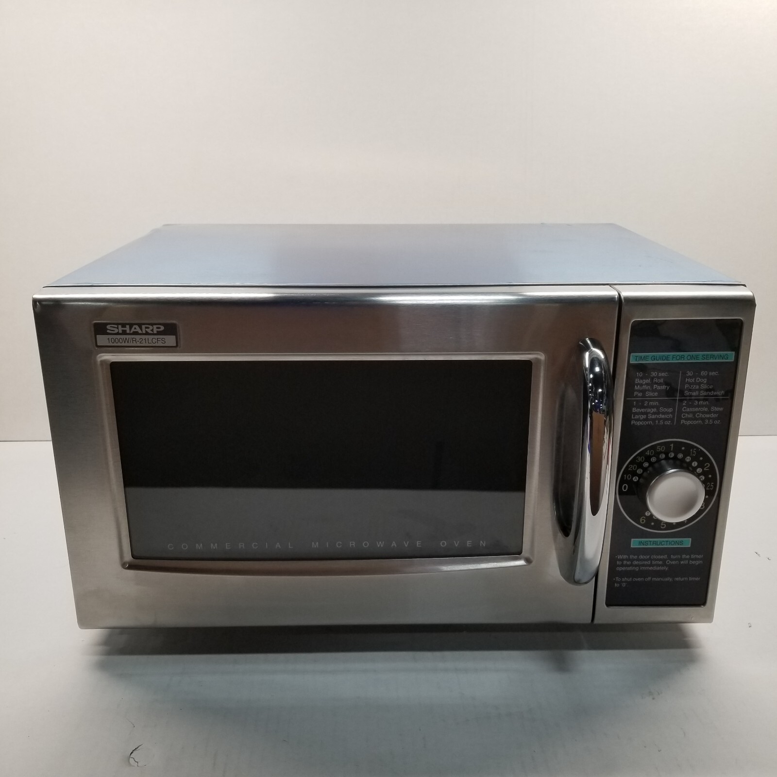 Sharp 1000W Commercial Microwave Oven Stainless Steel