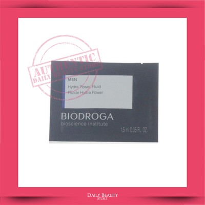 Biodroga Men Hydra Power Fluid 1.5g 0.05oz X 5 Samples NEW FAST SHIP