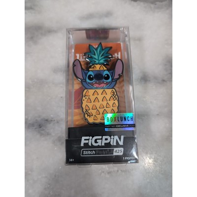 FiGPiN #425 Disney Stitch In Pineapple BoxLunch Exclusive. Premium Case, Locked