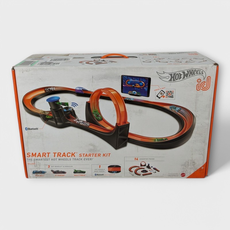 Hot Wheels ID Smart Track Starter Set Bluetooth W/3 ID