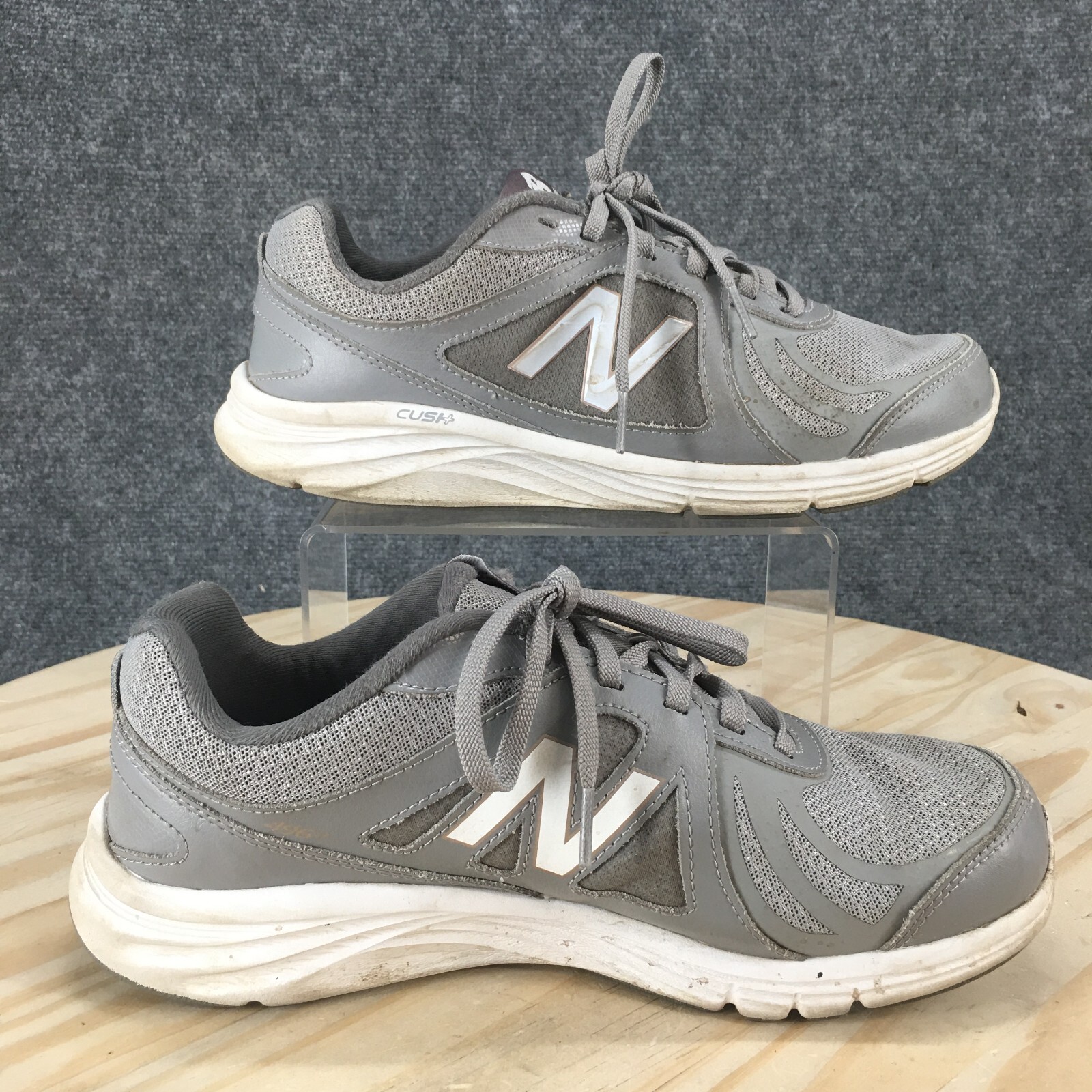 【lucy23】 New Balance Shoes Womens 10 496v3 Walking Sneakers Gray Mesh
