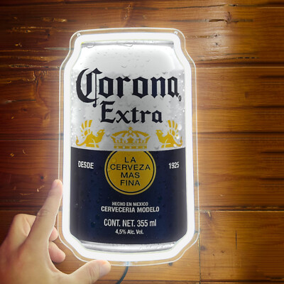 Corona Extra Can For Gift Shops Corridor Neon Sign Light Wall Decor 12''x7'' H4