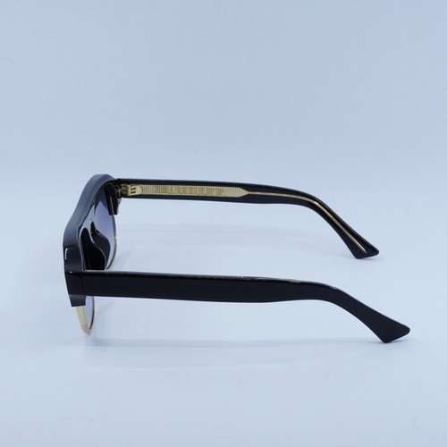 Pre-owned Cutler And Gross Cg1353s 001 Black On Crystal/grey Gradient 56-20-145 Sunglas...