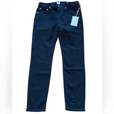 Anthropologie Edwin Denim 9  mid rise skinny pixie black jeans. Size 29. NWT