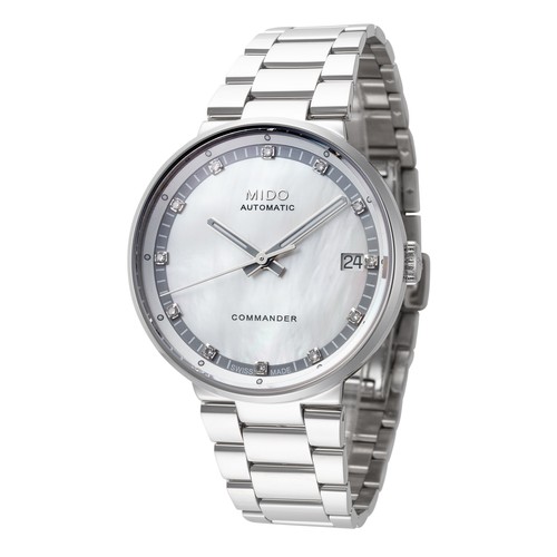 Женские часы с автоподзаводом Mido M0142071111680 Commander II 33 мм