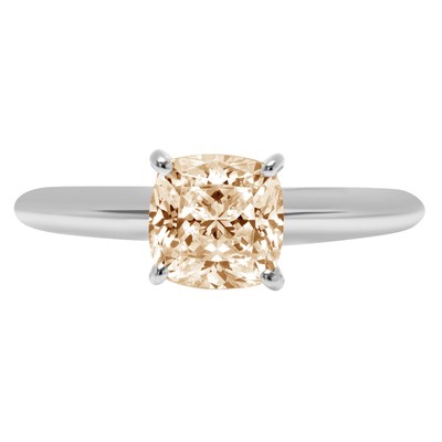 Pre-owned Pucci 2.0 Ct Cushion Cut Natural Morganite Wedding Bridal Promise Ring 14k White Gold In D