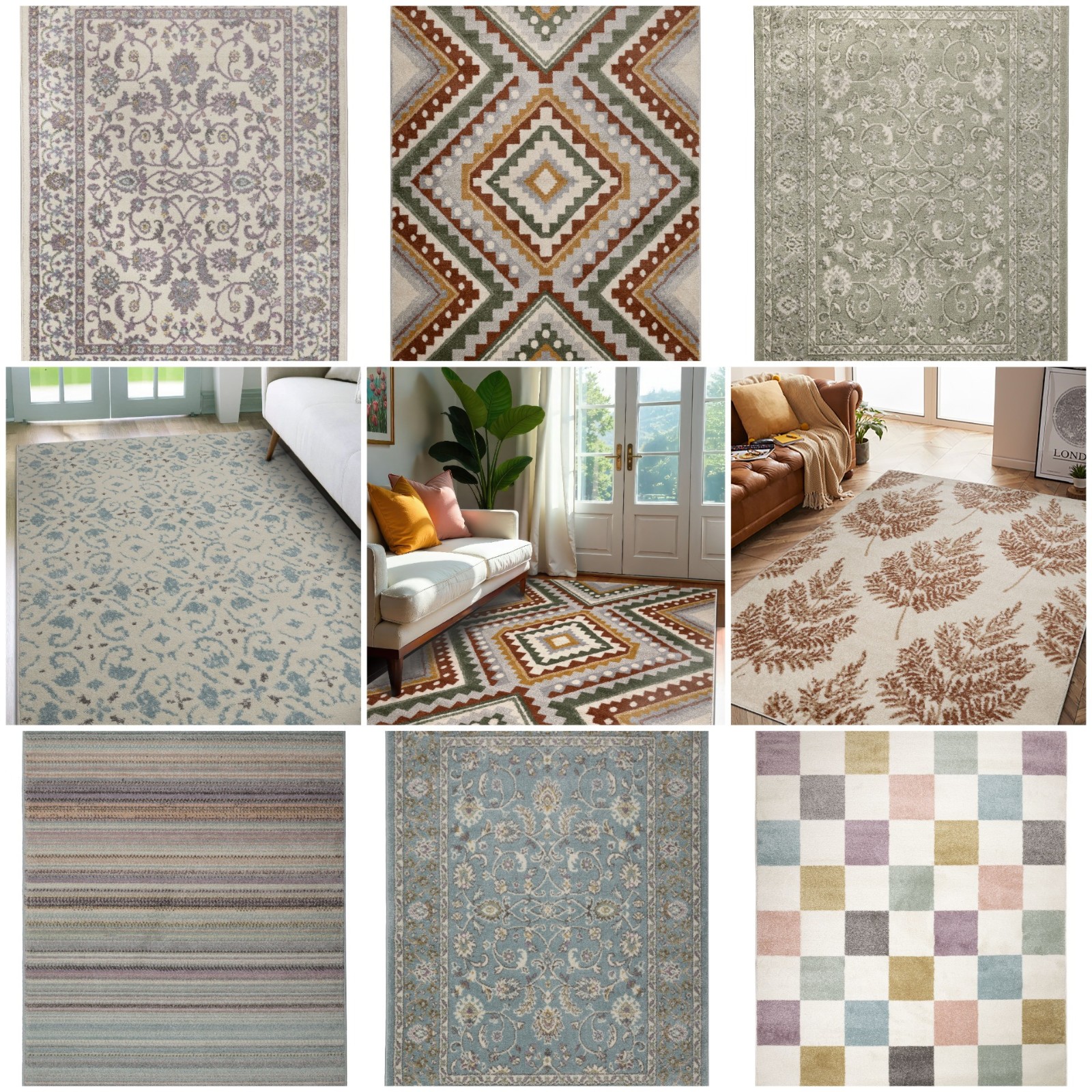 STRIPES MODERN LARGE RUGS FOR LIVING ROOM BEDROOM KITCHEN HALLWAY RUNNER CARPET