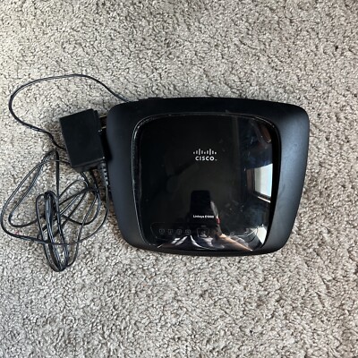 CISCO-LINKSYS E1000 WIRELESS ROUTER-4 FAST ETHERNET PORTS 10/100 2.4GHz - NICE