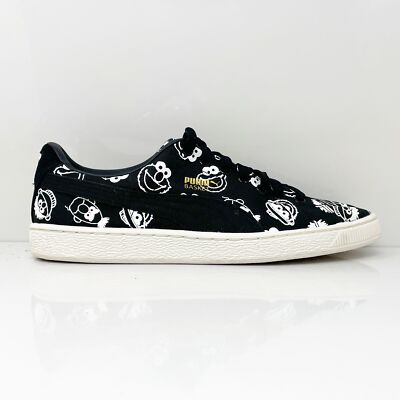 

Мужские кроссовки Puma X Sesame Street Basket 363220 02, черные повседневные туфли, размер 10, Черный, X Sesame Street Basket