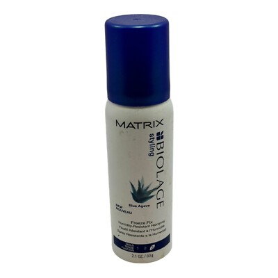 Matrix Blue Agave Freeze Fix Humidity-Resistant Hairspray Travel Size 2.1 oz 60g