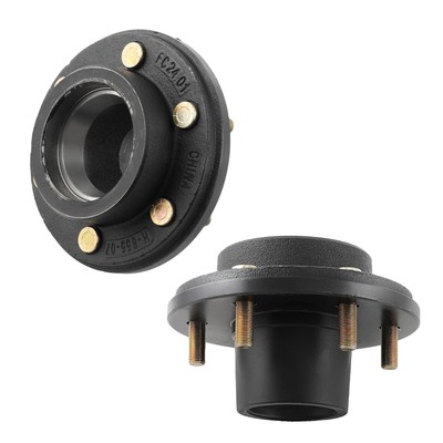 Pair Trailer Hubs Convert Mobile Home with Bearings 6000# 6 Lug 6x5.5 Idler Axle