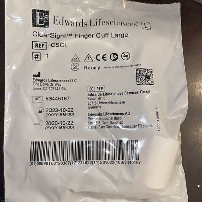 Edwards Lifesciences CSCL ClearSight Finger Cuff Large - Each