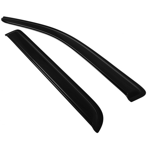 Dark Black Side Wind Deflectors Window Visors Vent For 09-14 Ford F150 Crew Cab
