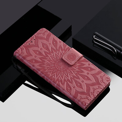 For OnePlus Phone New Flip 3D SunFlame Pattern Leather Wallet Stand Case Cover